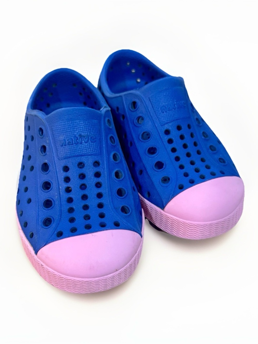 Toddler Native Jefferson Casual Shoes Water-resistant Purple & Pink size C6